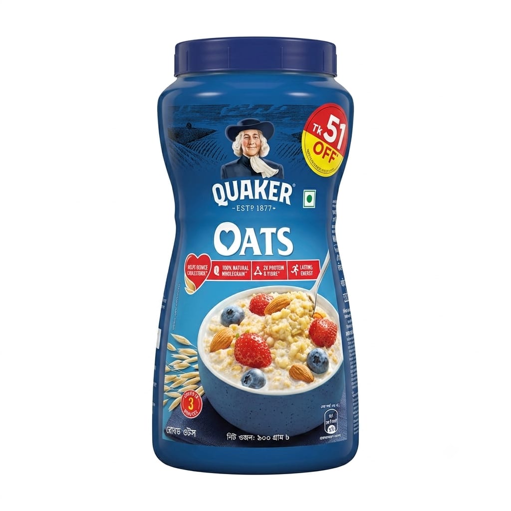কোয়াকার ওটস (Quaker Oats) 900g